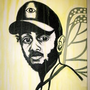 Kendrick Lamar Painting [To Pimp A Butterfly]